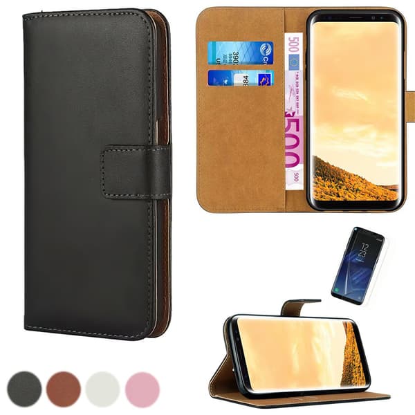 Samsung Galaxy S8 - Læder cover / Beskyttelse