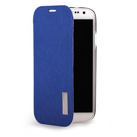 Rock Elegant Flip väska till Samsung Galaxy S4 i9500 (Blå)