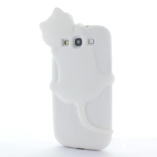 Kiki Silikonskal till Samsung Galaxy S3 i9300 (Vit)