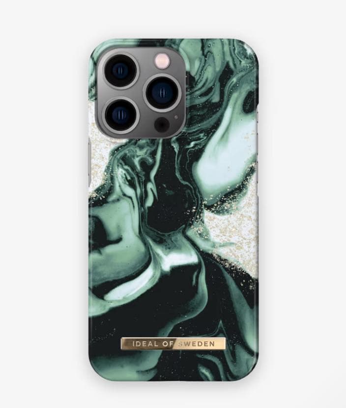 iDeal of Sweden Fashion Skal iPhone 13 Pro - Golden Olive Marble