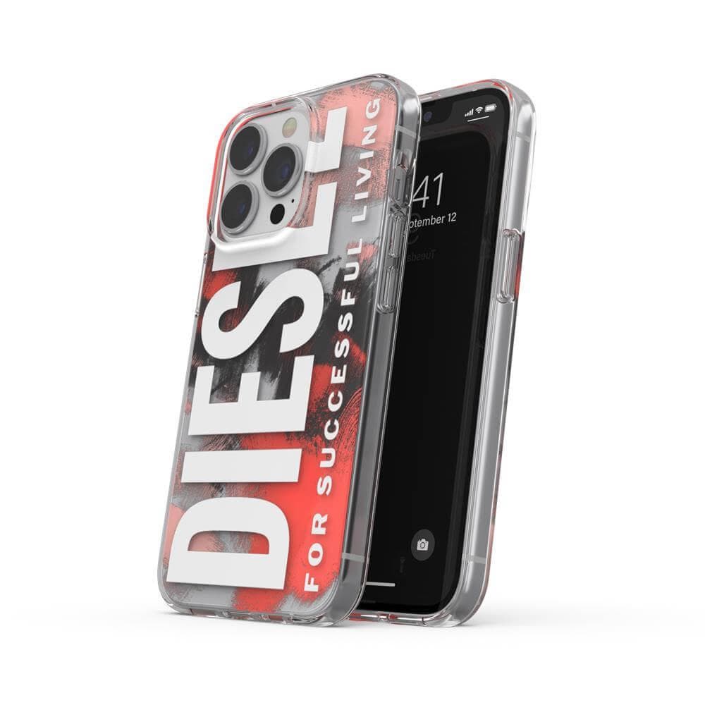 Diesel Skal Military brush Skal till iPhone 13/13 Pro red
