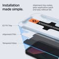 Miniatyrbild 4 av 11: Spigen 2-Pack Privacy Härdat Glas Skärmskydd iPhone 13 Pro Max