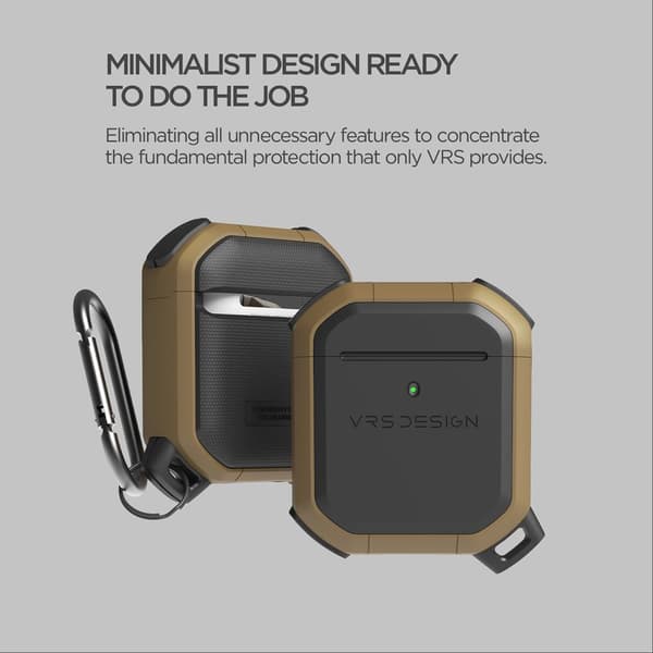 VRS DESIGN Active Skal Apple Airpods - Sahara Khaki