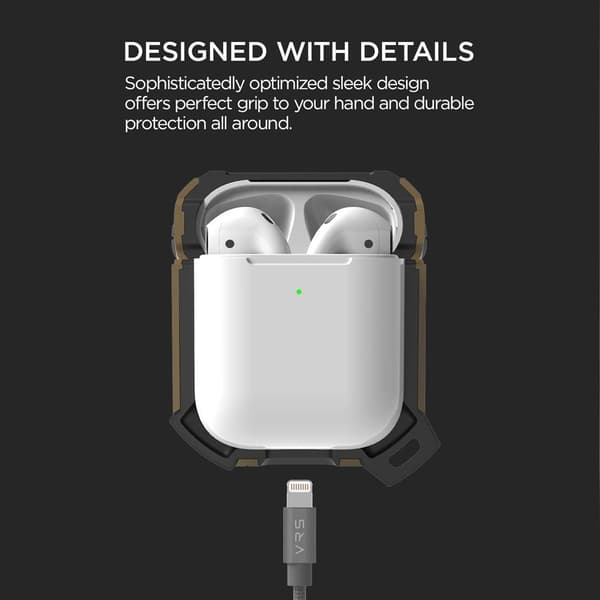VRS DESIGN Active Skal Apple Airpods - Sahara Khaki