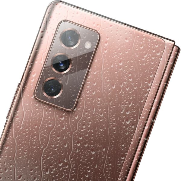 IMAK 2Pcs Pack Kameralinsskydd i Härdat Glas Galaxy Z Fold 2 - Clear