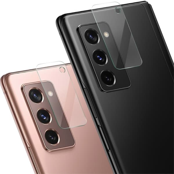 IMAK 2Pcs Pack Kameralinsskydd i Härdat Glas Galaxy Z Fold 2 - Clear