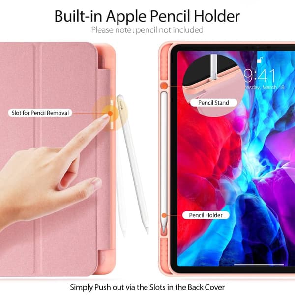 Dux Ducis Domo Tri-Fold Fodral till Apple Ipad Pro 11 (2020) - Rosa