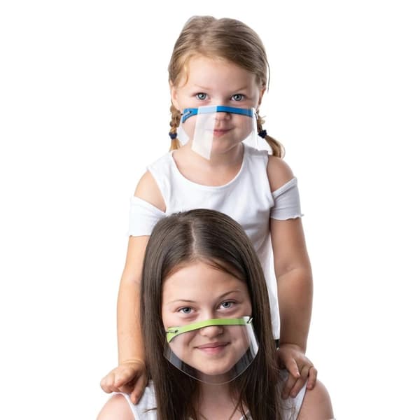 Ansiktsvisir Återanvändbar face shield - Svart