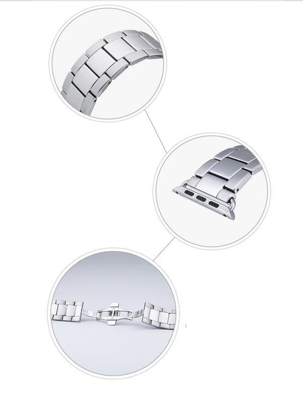 Smondor Rostfritt Stål Watchband till Apple Watch 42mm - Guld