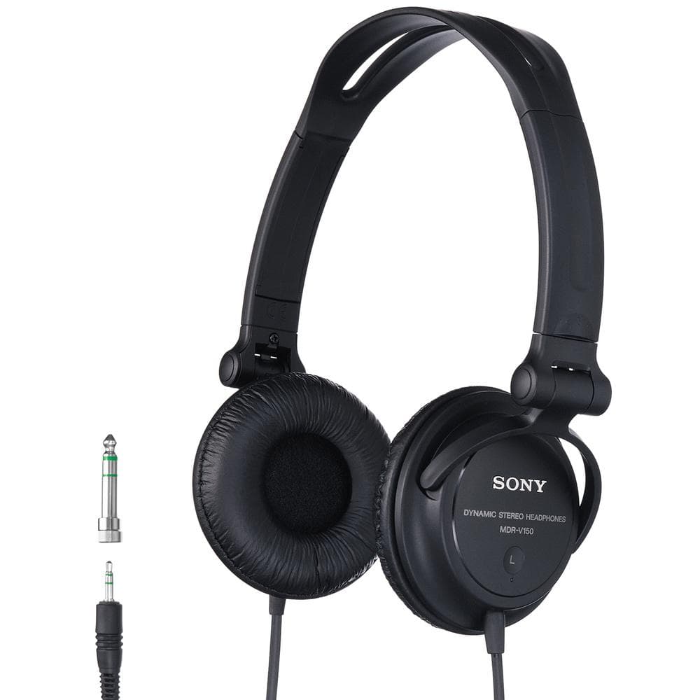 Sony Hörlurar DJ MDR-V150 Svart