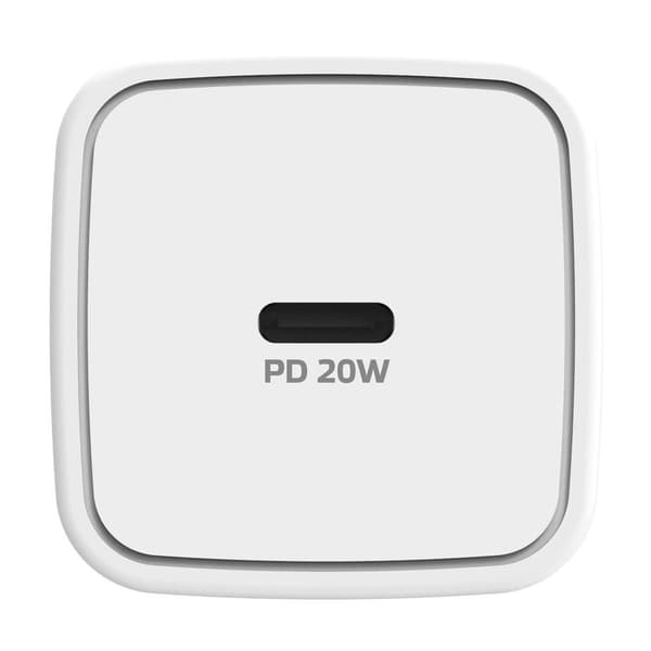 Celly - USB-laddare USB-C PD 20W + Lightningkabel
