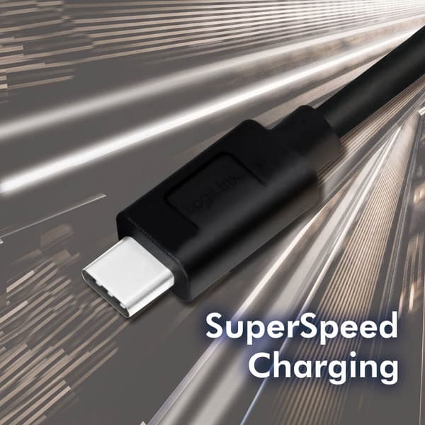 LogiLink USB 3.2 Gen1x1 USB-A till USB-C 0 5m
