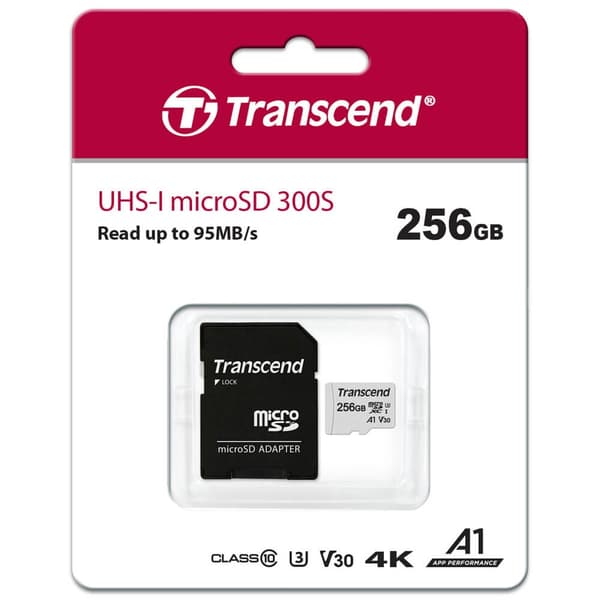 Transcend microSDXC 256GB U3 (R95/W40)