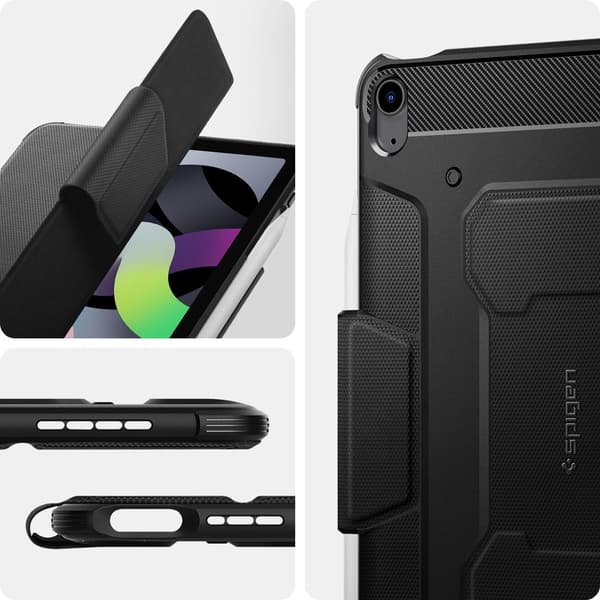Spigen Rugged Armor Pro Fodral iPad Air 4/5 (2020/2022) - Svart
