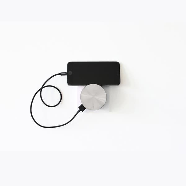 Usbepower AERO MINI Dubbel USB-laddare med stativ för iPhone - Koppar