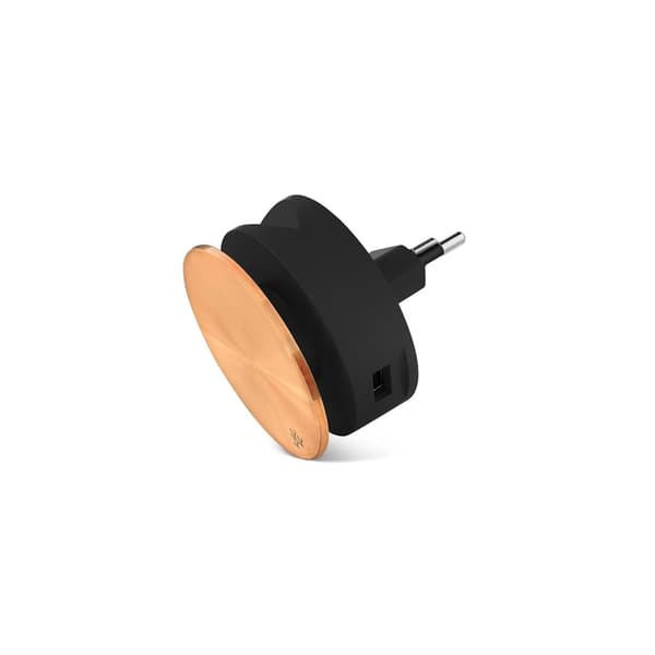 Usbepower AERO MINI Dubbel USB-laddare med stativ för iPhone - Koppar