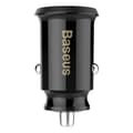 Miniatyrbild 2 av 5: Baseus Grain Billaddare Mini Universal Smart 2x USB 3.1A Svart