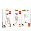 Miniatyrbild 3 av 3: Dudao USB-C till USB-A kabel 2.0 OTG adapter 0.17m - Grå