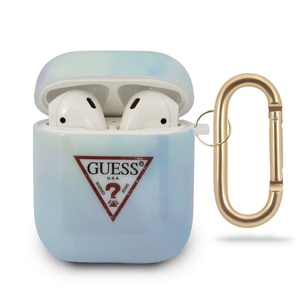 Guess Tie Dye Collection airpod skal - Blå