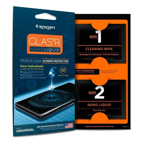 Spigen skärmskydd Glas.Tr Nano Liquid