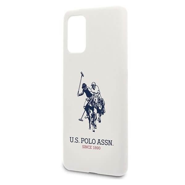 U.S. Polo Assn. Silicone Collection Samsung Galaxy S20 Plus Skal Vit