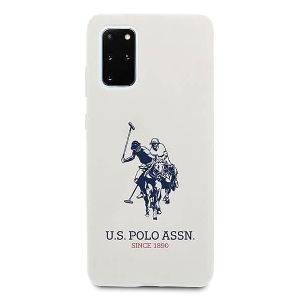 U.S. Polo Assn. Silicone Collection Samsung Galaxy S20 Plus Skal Vit