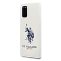 Miniatyrbild 2 av 5: U.S. Polo Assn. Silicone Collection Samsung Galaxy S20 Plus Skal Vit