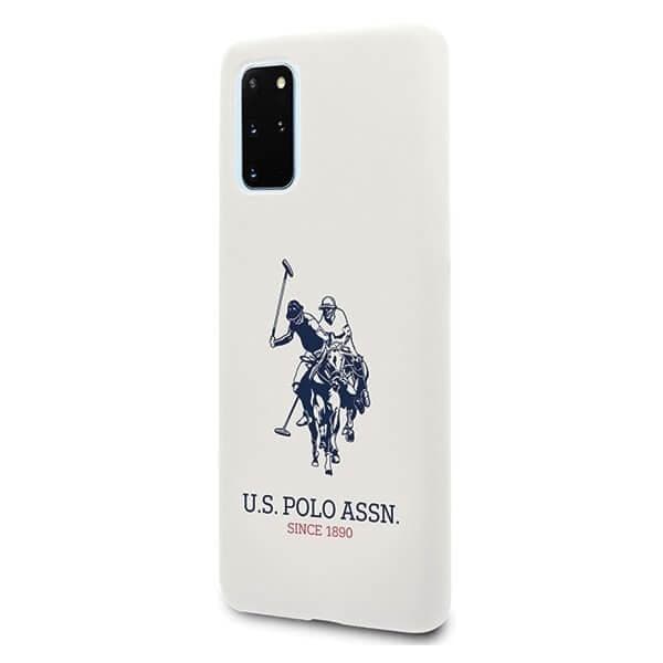 U.S. Polo Assn. Silicone Collection Samsung Galaxy S20 Plus Skal Vit