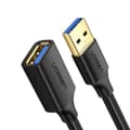 Miniatyrbild 1 av 5: UGreen USB 3.0 female USB 3.0 male extensionssladd 2 m Svart