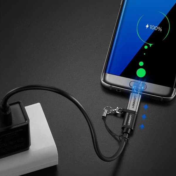 UGreen USB-C micro USB adapter Grå