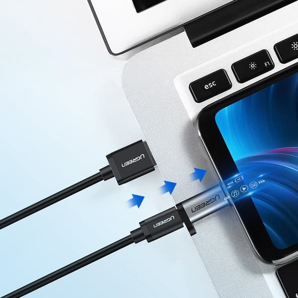 UGreen USB-C micro USB adapter Grå