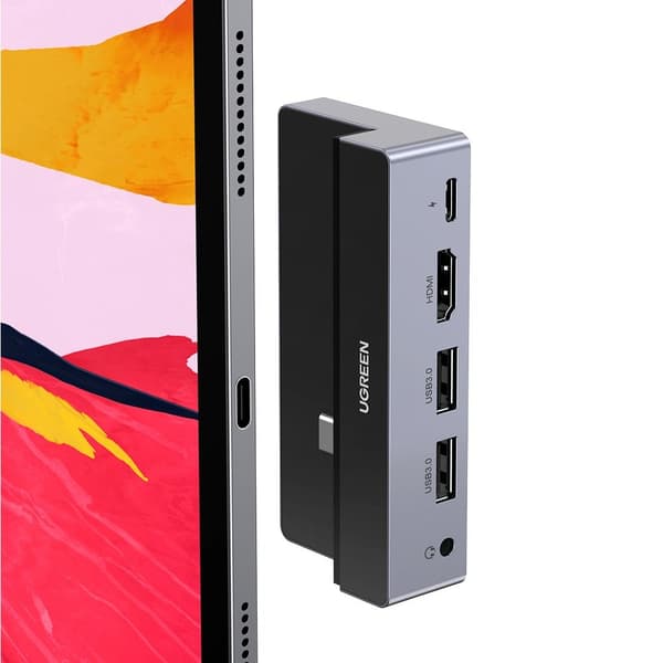 UGreen 5in1 USB-C HUB 3.2 Gen 1 100 W Grå