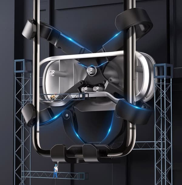 Ugreen Gravity Drive ventilation Bilhållare Svart