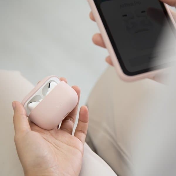 UNIQ Lino Silikon airpods Pro skal mint Grön