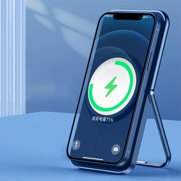 Desktop Mount Magsafe Wireless Charger - Blå