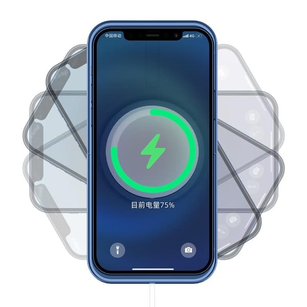 Desktop Mount Magsafe Wireless Charger - Blå