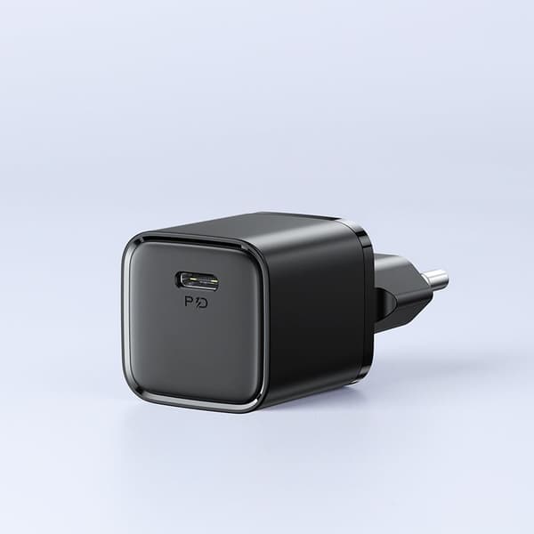 Joyroom Snabb väggladdare USB Typ-C 20W PD QC 3.0 AFC - Svart