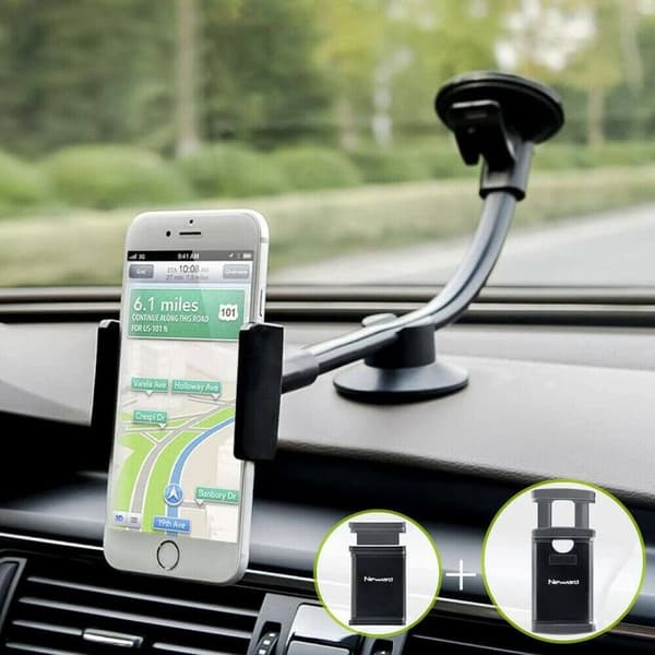 Joyroom Long Arm Dashboard Car Mount - Svart