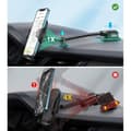 Miniatyrbild 9 av 10: Joyroom Long Arm Dashboard Car Mount - Svart