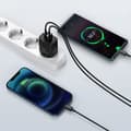 Miniatyrbild 8 av 9: BASEUS - 2-Port Snabbladdare 20W - Svart