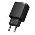 Miniatyrbild 1 av 9: BASEUS - 2-Port Snabbladdare 20W - Svart