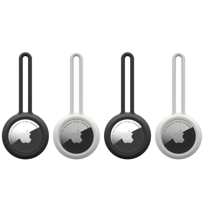 UAG - Apple AirTags U Dot Loop 4 pack - Svart/Vit