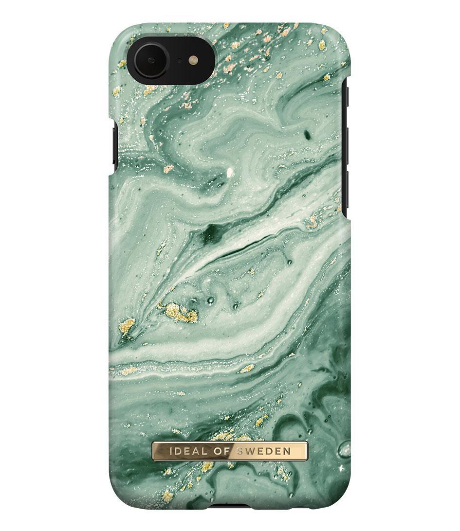 iDeal Fashion Skal iPhone 6/6S/7/8/SE 2020 - Mint Swirl Marble