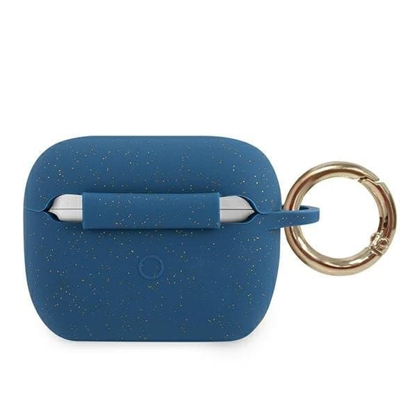 Guess Skal AirPods Pro Silicone Glitter - Blå