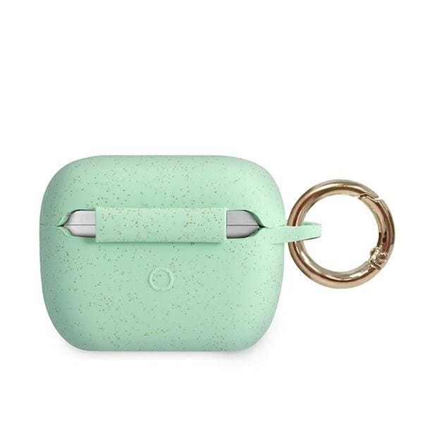 Guess Skal AirPods Pro Silicone Glitter - Grön