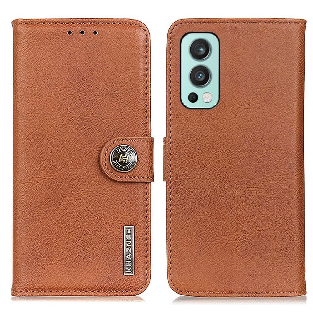 KHAZNEH Plånboksfodral OnePlus Nord 2 5G - Brun