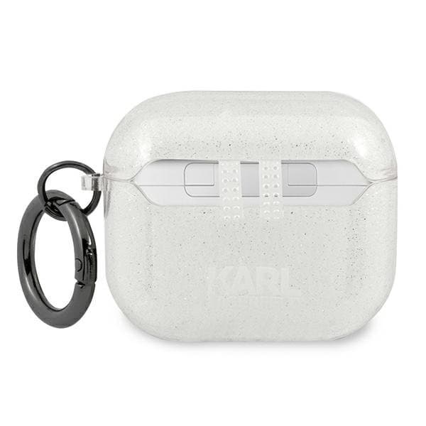 Karl Lagerfeld Skal AirPods 3 Glitter Choupette - Silver