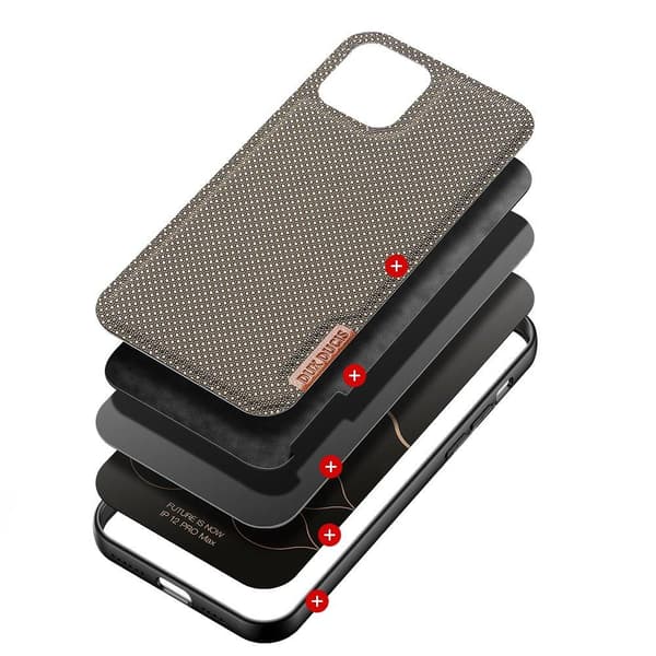 Dux Ducis Nylon Fino Mobilskal Galaxy A12 / Galaxy M12 - Grå
