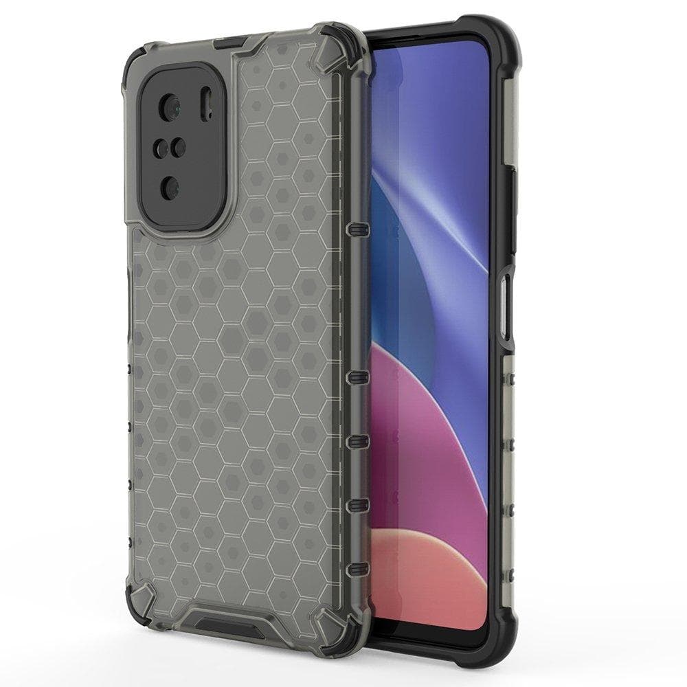 Honeycomb Armor Bumper Skal Redmi Poco F3 - Svart