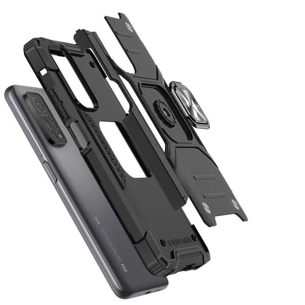 Wozinsky Ring Armor Kickstand Skal Galaxy A72 - Svart